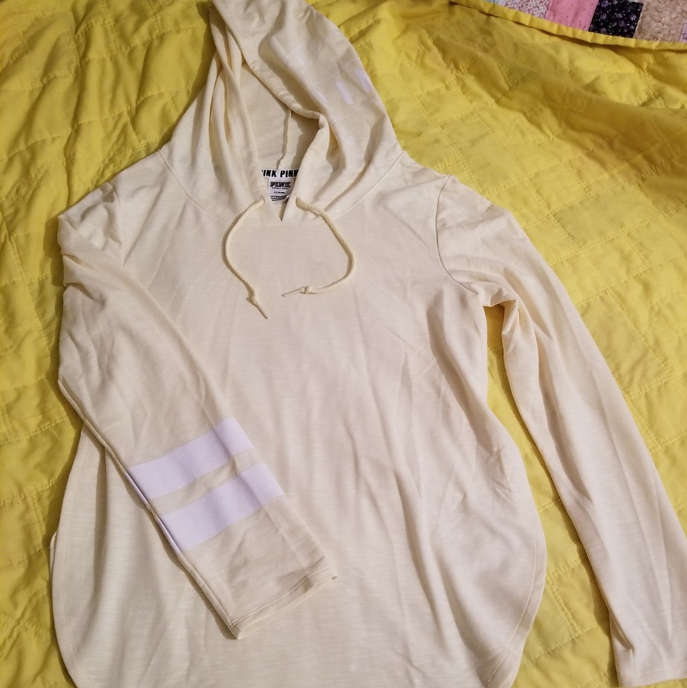 NWOT PINK hoodie with slits